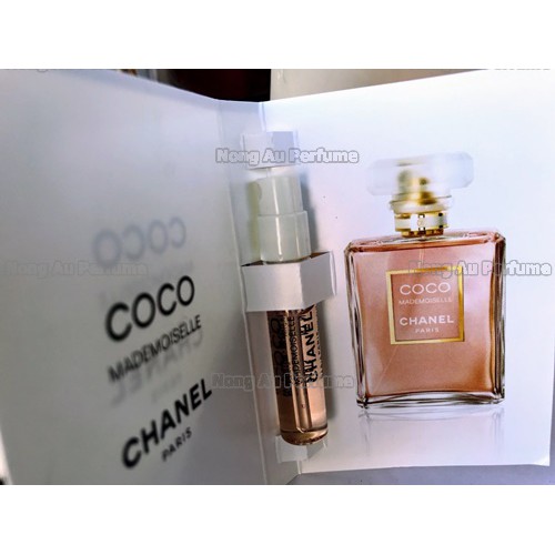 Chanel Coco Mademoiselle (EDP) แบบสเปรย์ (Spray) ขนาด 1.5ml น้ำหอม Sample Vial ของแท้ จาก USA