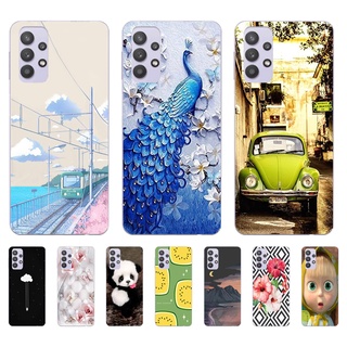 เคสโทรศัพท์ซิลิโคน TPU แบบนิ่ม สําหรับ Samsung Galaxy a32 a50 a50s a51 a52