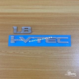 โลโก้ 1.8+I-VTEC ติดท้าย CIVIC FD ชุด 2 ชิ้น