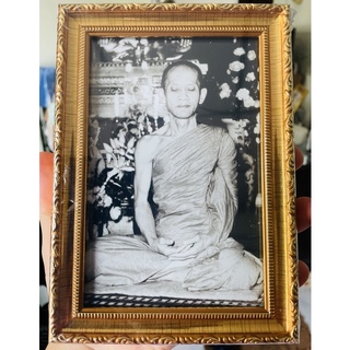 เจ้าคุณนร “พระอรหันต์กลางกรุง” วัดเทพศิรินทร์ ขนาดใส่กรอบ 5x7 นิ้ว มีขาตั้งเเละที่แขวน