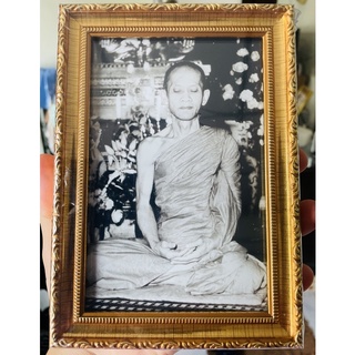 เจ้าคุณนร “พระอรหันต์กลางกรุง” วัดเทพศิรินทร์ ขนาดใส่กรอบ 5x7 นิ้ว มีขาตั้งเเละที่แขวน