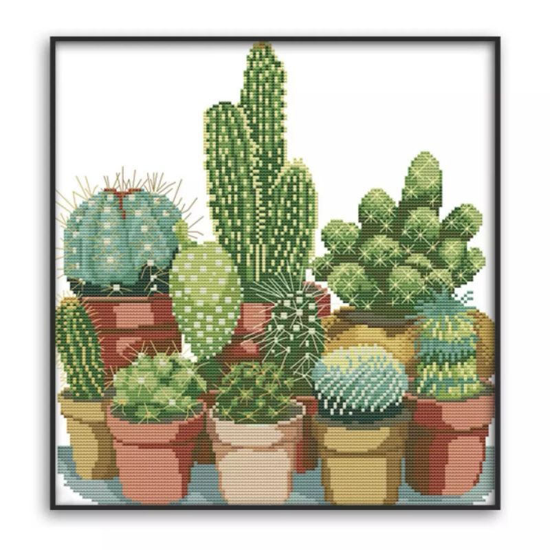 พร้อมส่ง ชุดปักครอสติช​ ​ 14ct​ ลายสวย​ cross​ stitch​ ​อุปกรณ์​ครบ​พร้อม​ปัก​ได้เลย​
