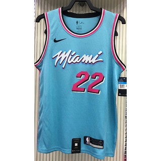 hot pressed nba jersey Miami Heat No.22 Butler blue basketball jersey