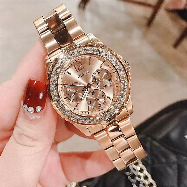 Guess watch กรอบเพชร