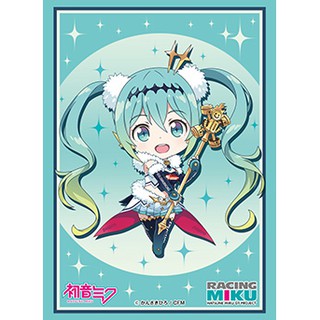 Bushiroad Sleeve HG Vol.1618 "Racing Miku 2018 Nendoroid Ver." ซองคลุมการ์ดขนาด Weiss Schwarz, Buddyfight, MTG