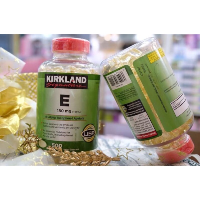 Kirkland Signature Vitamin E 400 I.U. (500 Softgels) ส่งฟรีเคอรี่