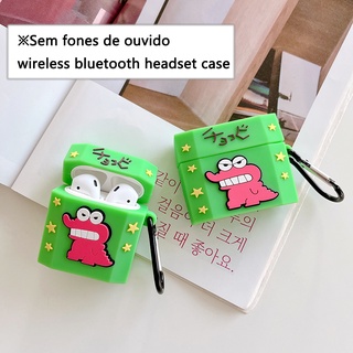 เคสหูฟังบลูทูธไร้สาย ซิลิโคน แบบหนา ลายการ์ตูนไดโนเสาร์ แฟชั่น สําหรับ Airpods 1 2nd Airpodspro 3 Generation