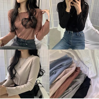 เสื้อแขนยาว พร้อมส่ง อก32-35" งานจริงสีจริงปัดรูปสุดท้ายค่ะ