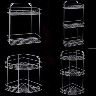 ชั้นวางของในห้องน้ำ สแตนเลส 304  รับน้ำหนักได้ดี แบบ2 ชั้น 3 ชั้น  ไม่ต้องเจาะผนัง #E003