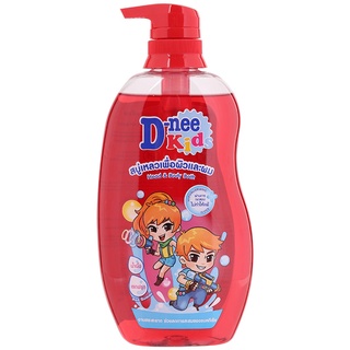 Free Delivery D nee Kids Red Gummi Head and Body Bath 600ml. Cash on delivery