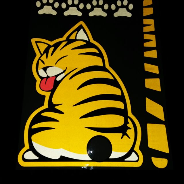 KUCHING WIPER STICKER / REAR MIRROR TRAIN STICKER / KUCHING WIPER STICKER