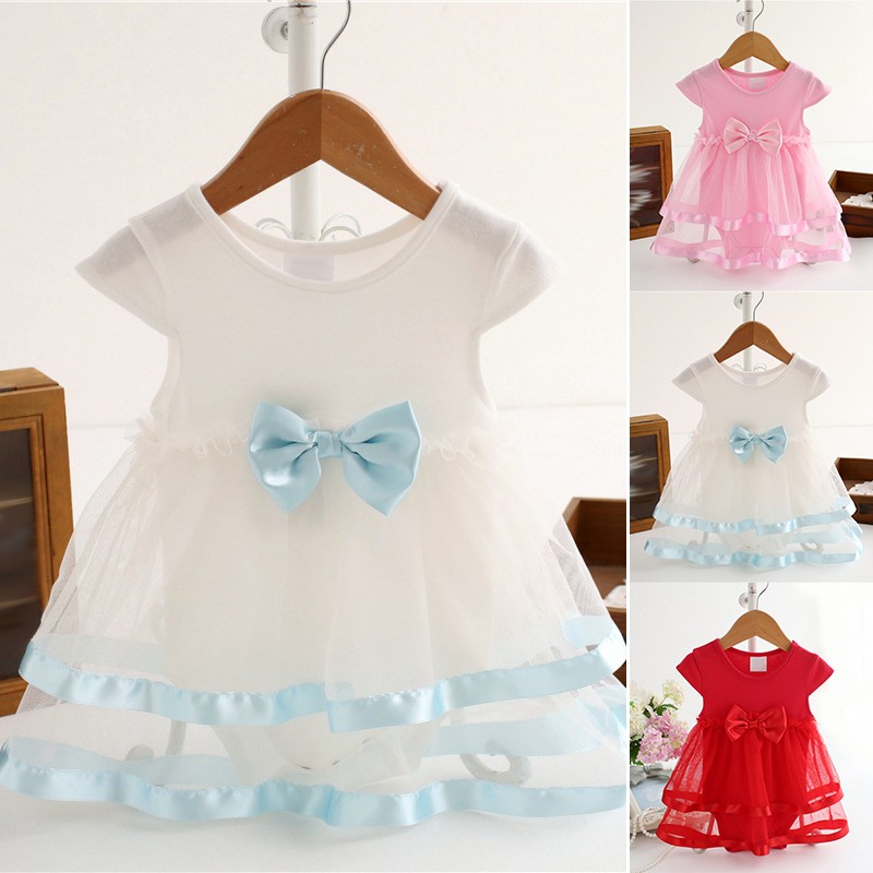 New Girls Toddler Floral Tutu Tulle Party Wedding Dress 12-24m Princess Baby UK