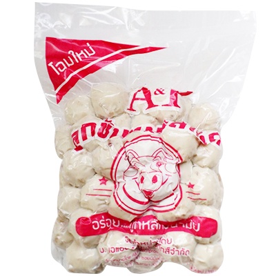 ลูกชิ้นเอ็นหมู รสเด็ด ลูกเล็ก ขนาด 1000 กรัม 101 – 105 ลูก / แพ็คเจลเย็น