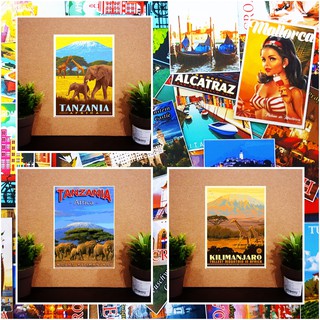 แม่เหล็กติดตู้เย็น แอฟริกาใต้ 2×3 นิ้ว ของที่ระลึก ของฝาก Souvenir Fridge Magnet Tanzania A 2x3"