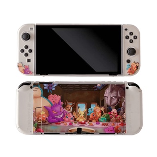 เคสซิลิโคน TPU ลายการ์ตูนโปเกม่อนน่ารัก สําหรับ Nintendo Switch Oled