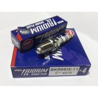 NGK BKR6EIX-11 4272 Iridium Power Spark Plug(4หัว) Made in Japan