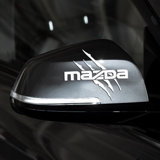 2Pcs สติกเกอร์กระจกสำหรับ Mazda 2 3 6 CX3 CX-30 CX-5 CX-8 CX-9 BT50 MX-5