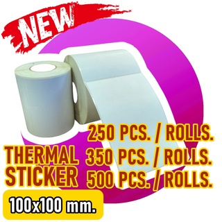 สติ๊กเกอร์ความร้อน ขนาด 100*100 / Thermal Sticker label Size 100*100