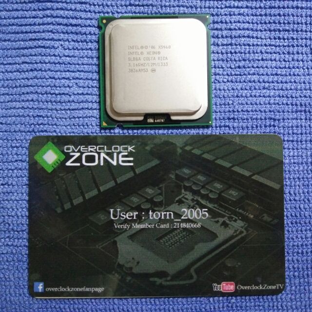 Cpu intel Xeon X5460 4 Core  3.16 Ghz 771 to 775 ( แรงกว่า Q9650 )