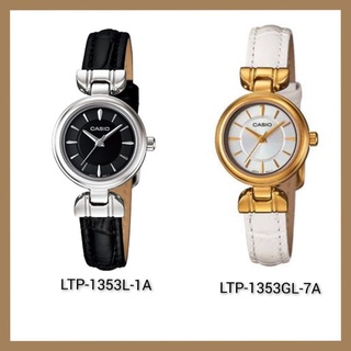 🚛พร้อมส่ง👉casio Ltp-1353l,Ltp-1353gl สายหนังผู้หญิง