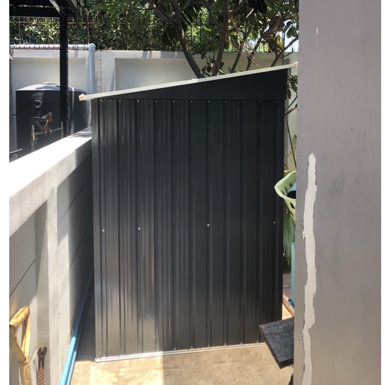 บ้านเก็บของกลางแจ้ง ห้องเก็บของกลางแจ้ง ขนาด 2.61 x 1.21 x 1.76 เมตร (ไม่มีพื้นภายใน)รุ่น M-MX261121 - รูปที่ 4