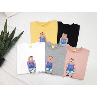 ลาย California Bear เสื้อยืด OVERSIZE ราคาถูก ราคาส่ง