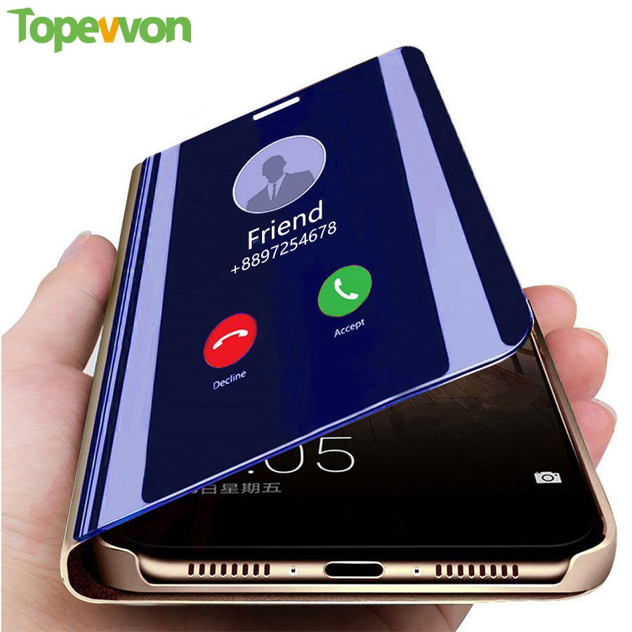Topewon เคสโทรศัพท์มือถือ แบบกระจก สําหรับ oppo f 5 f 7 f 9 f 11 f 11 pro a 5 a 7 a9 s 5 2020