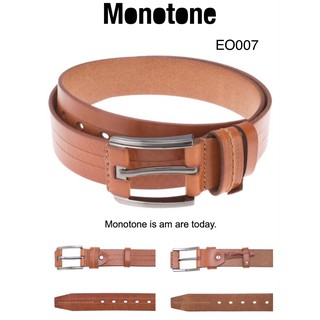 เข็มขัดผู้ชาย เข็มขัดหนังแท้ Monotone Belt