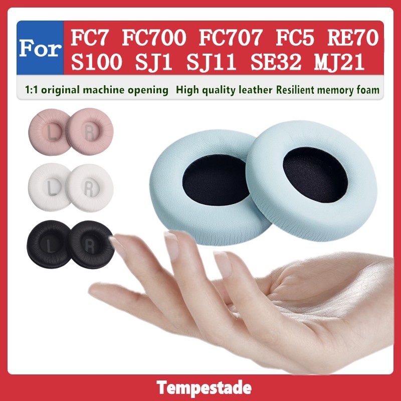 สําหรับ ATH FC7 FC700 FC707 FC5 RE70 S100 SJ1 SJ11 หูฟัง Head-Mounted Earmuffs หูหนัง SE32 MJ21 หูฟั