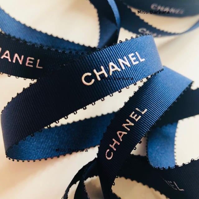 ริบบิ้นชาแนลยกม้วน สีน้ำเงิน ยาว 50 เมตร Chanel Ribbon Roll - miss ...