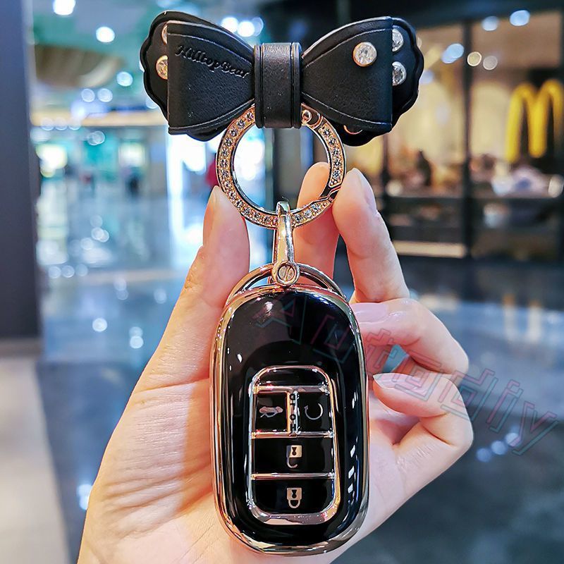 (โปรดดูให้ชัดเจนว่า A หรือ B)  เคสกุญแจรีโมทรถยนต์ TPU สีรุ้ง สําหรับ Honda Civic FC FE 1.5E 1.5V 1.5RS HRV Jazz CRV Civic City Accord ODYSSEY SPIRIOR 2022 - รูปที่ 5