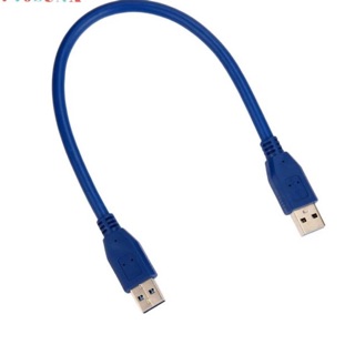 USB 3.0 ประเภท A ชายเป็นชาย 6FT 0.3m ข้อมูล SYNC สายเคเบิล blue Nov21 Drop Shipping