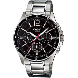 CASIO Gent sport นาฬิกาข้อมือผู้ชาย สายสเตนเลส รุ่น MTP-1374D,MTP-1374D-1A,MTP-1374D-1AVDF