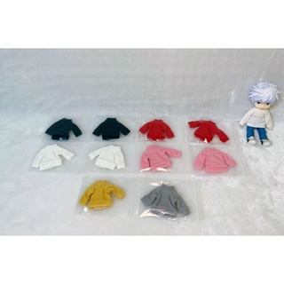 พร้อมส่ง (OB11) เสื้อคอเต่า เสื้อโค้ท ยูกาตะ กางเกง ชุดด๋อย Nendoroid gsc