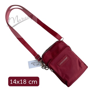 กระเป๋า LONGCHAMP 3ช่อง ทรงตั้ง (18x14 cm) พร้อมสายสะพายยาว แบบถอดออกได้