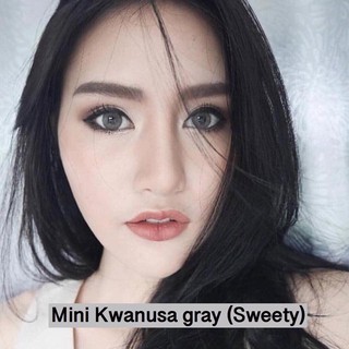 1 คู่ บิ๊กอายตาโต ค่าสายตา –8.50 สีเทา ลายดัง ลายฮิตtiktok สายฝอ รุ่น Mini kwanusa Gray by Sweety Plus