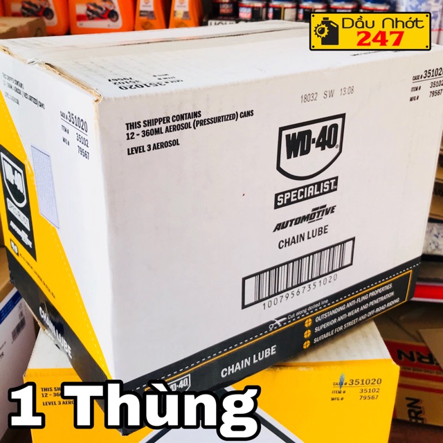 คอมโบสเปรย์ WD40 Chain Lube 1 ชิ้น