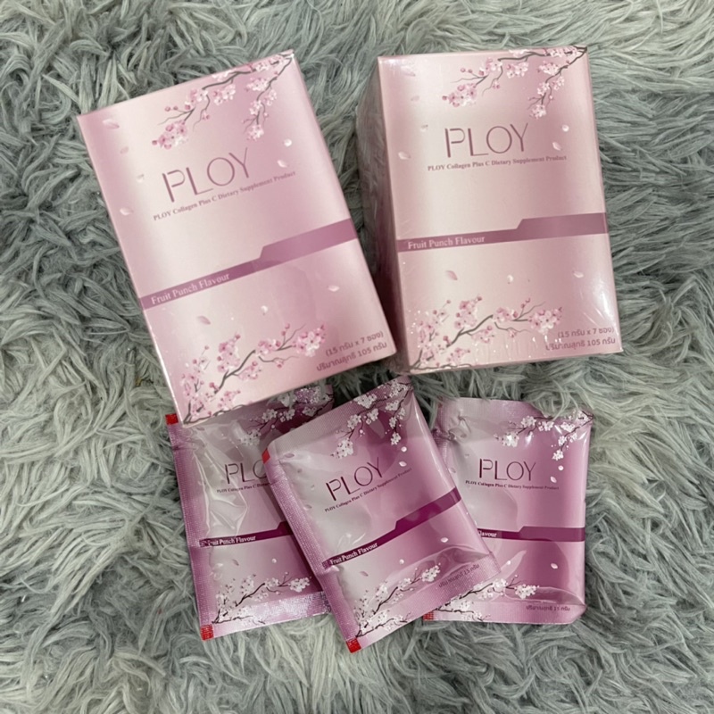 (พร้อมส่ง+ส่งฟรี) PLOY COLLAGEN พลอยคอลลาเจน คอลลาเจนผสมวิตามินซี คอลลาเจนร้านชวนชม คอลลาเจนคุณเหมี่
