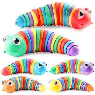 ของเล่นฟิดเจ็ต Kawaii Transform Big Eye Caterpillar บรรเทาความเครียด สําหรับเด็ก