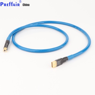 X404 99.998% OFC Silver Plated USB CABLE USB2.0 A to B Digital Audio DAC Cable, Professional USB 2.0 Cable Audio USB Turntab