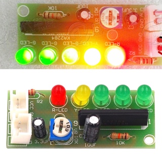 Pcf* KA2284 โมดูลแสดงระดับพลังงานแบตเตอรี่ พร้อมสายไฟ 3 5V-12V