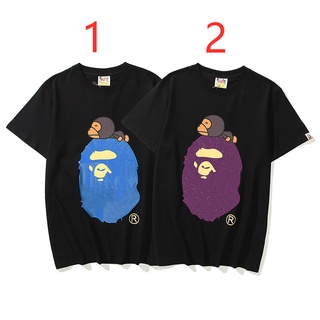 ถูกสุดๆBape เสื้อยืดแขนสั้นเนื้อผ้าฝ้ายพิมพ์ลายการ์ตูน Glitter Ape Head สําหรับผู้หญิงและผู้ชาย
รหัสเต็ม