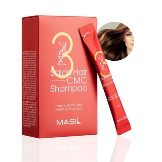 Masil 3 Salon Care CMC แชมพูสระผม 8 มล. X20ea ผมร่วง ผมร่วง หนังศีรษะอ่อนแอ เด้ง ผม