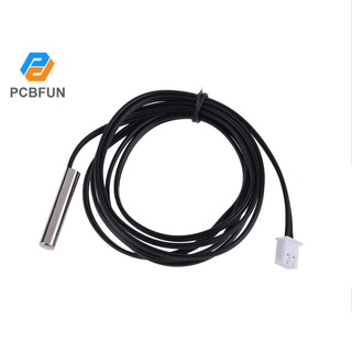 Pcbfun สายเคเบิลโพรบเซนเซอร์อุณหภูมิ NTC 10K 1% 3950 กันน้ํา 1 เมตร