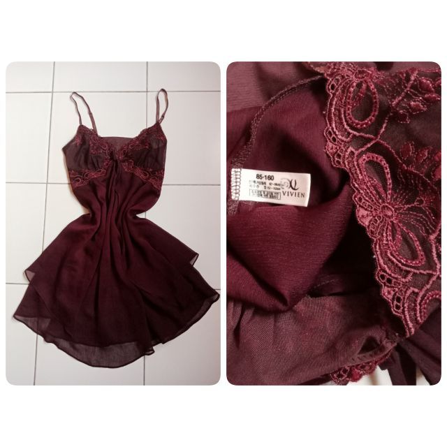 ชุดนอนแบรนด์นอก VIVEN ไซส์ S  ส่งฟรีลทบ