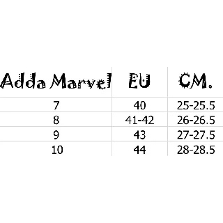 *แบรนด์แท้*ADDA Marvel รองเท้าแตะชาย รองเท้าแตะลำลองแบบสวม รุ่น 82R07M1 (ไซส์ 7-10)