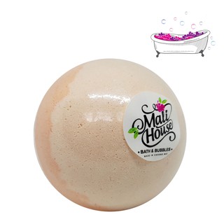 สบู่ทำฟอง Mali House  BathBomb บาธบอม กลิ่นส้ม Orange,สีส้ม 150g