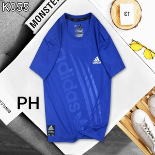 เสื้อยืดคอกรมAdidas ราคาถูก เสื้อออกกำลังกาย ระบายอากาศดดี ใ่สไม่ร้อน