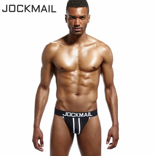 Jockmail กางเกงชั้นในจีสตริง ผ้าตาข่าย ระบายอากาศ เซ็กซี่ สําหรับผู้ชาย