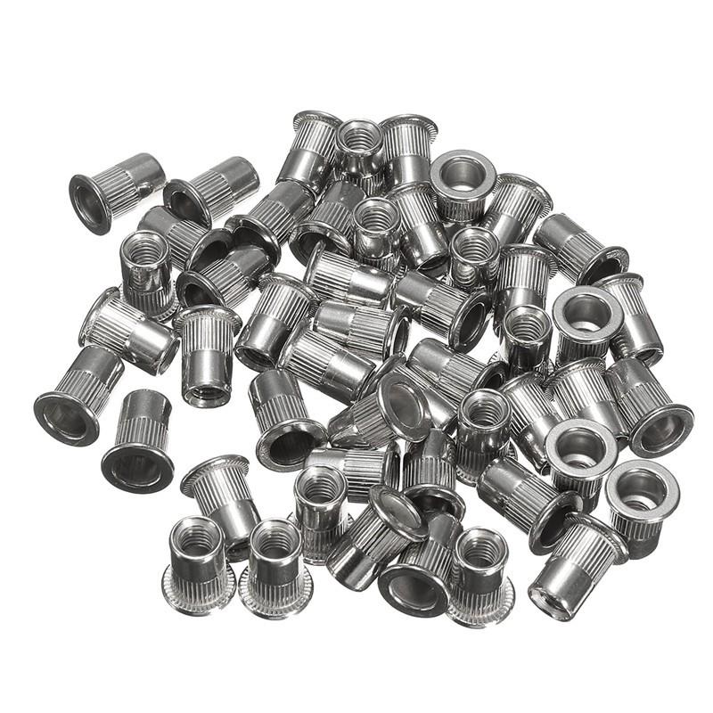 10pcs Rivet Nut M6 M8 Rivnut 304 สแตนเลสสตีลหัวตีบเล็ก | Shopee Thailand
